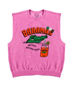 TOURIST" Fuchsia Bolster Sweatshirt