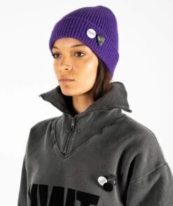 BLEED" Beanie Hayer Grape -Newtone Brand HAYERGRAPE