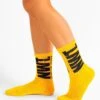 BRAND" Mustard Socker Sock