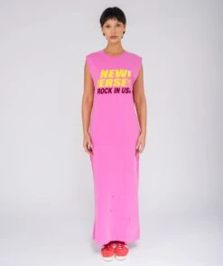 CITY" Fuschia Daytona Dress -Newtone Brand daytona city fuschia SS25