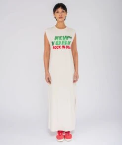 CITY" Natural Daytona Dress