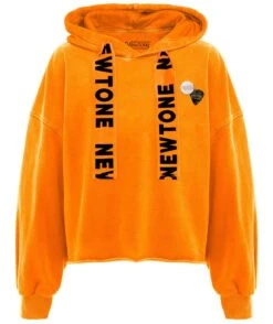 BLEED" Crop Bloomer Burn Hoodie