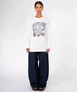 AXL" Hunter Dirty White Tee Shirt -Newtone Brand hunter axl dirtywhite newtone brand fw25 3