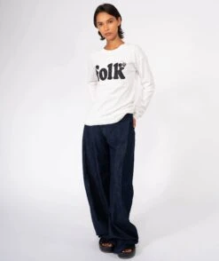 Tee Shirt Hunter Dirty White "FOLK -Newtone Brand hunter folk dirtywhite newtone brand fw25 1