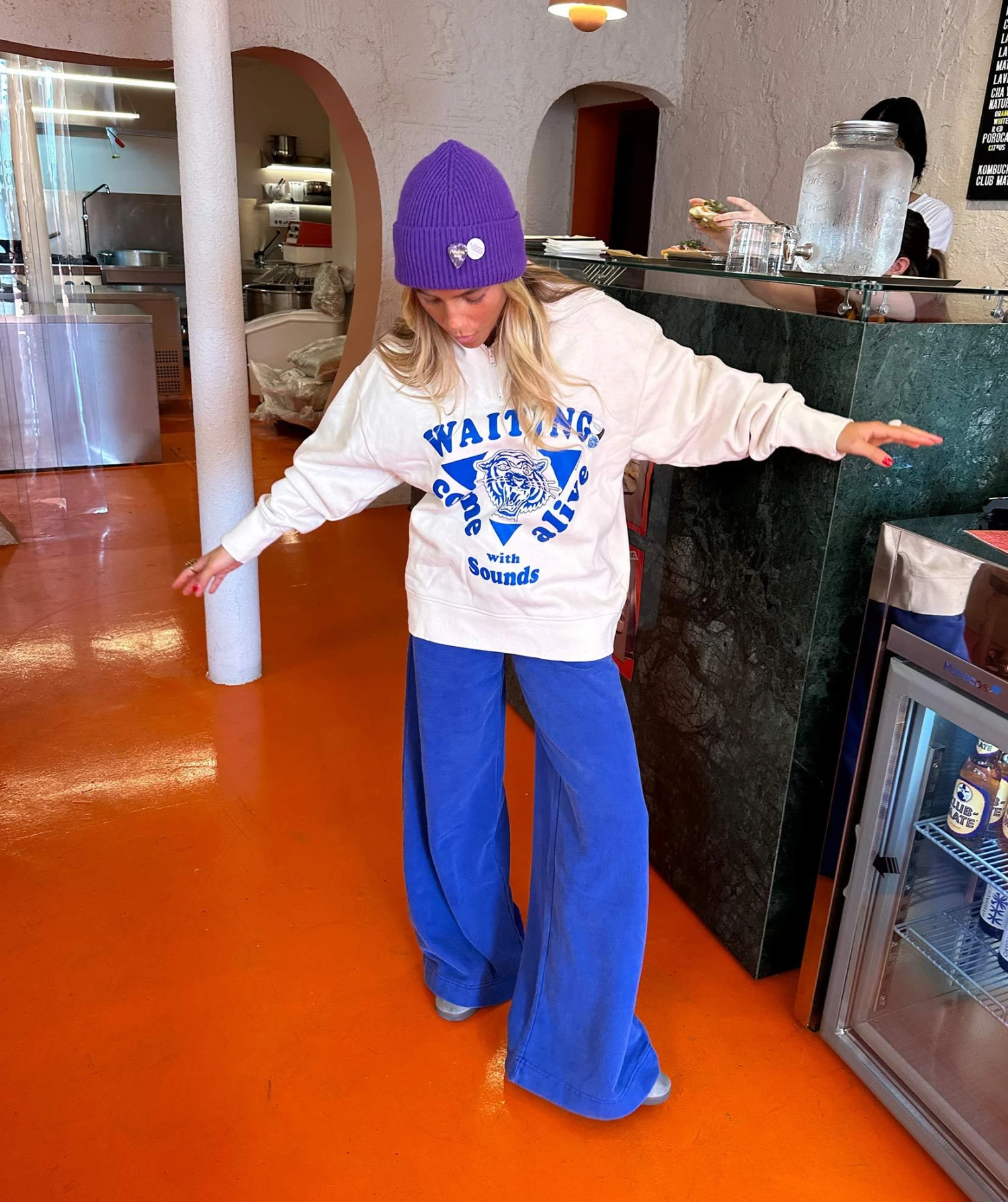 BLEED" Royal Weighted Jogging Suit 2 BLEED" Royal Weighted Jogging Suit - Image 2