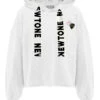 Hoodie Crop Bloomer Dirty White "BLEED