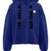BLEED" Royal Crop Bloomer Hoodie