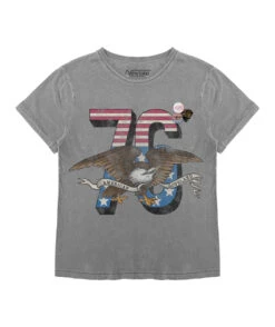 LOVELAND" Starlight Grey Tee Shirt -Newtone Brand newtone brand fw25 starlight 25