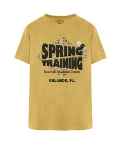 TRAINING" Mustard Trucker Tee Shirt
