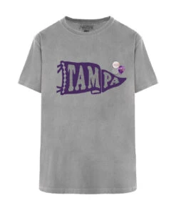 PRENNANT" Grey Trucker Tee Shirt