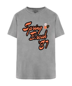 SPRING" Grey Trucker Tee Shirt