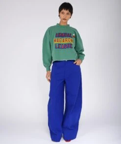 MACARONI" Apple Crop Sweatshirt -Newtone Brand newtone brand ss25 108