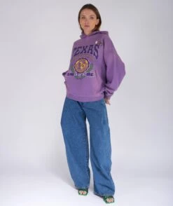 Vintage Purple "TEXAS" Skyler Hoodie -Newtone Brand newtone brand ss25 115 67e53733 2971 41d3 8411 8175251e672c