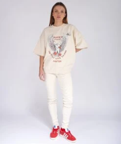 Sweatshirt Linder Natural "NAKED -Newtone Brand newtone brand ss25 176