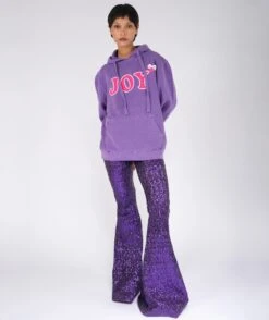 Hoodie Jagger Purple "JOY