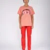 TONE SS25" Coral Trucker Tee Shirt