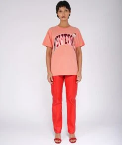 TONE SS25" Coral Trucker Tee Shirt