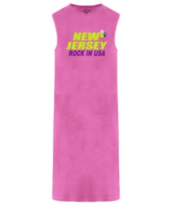 CITY" Fuschia Daytona Dress -Newtone Brand newtone brand ss25 daytona 12