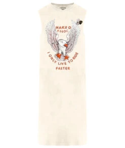 NAKED" Natural Daytona Dress -Newtone Brand newtone brand ss25 daytona 16