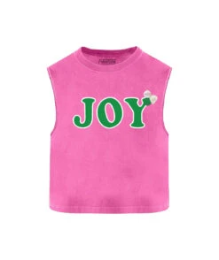 JOY" Dyer Fuschia Tee Shirt