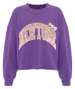 Sweatshirt Crop Porter Purple "TONE SS25
