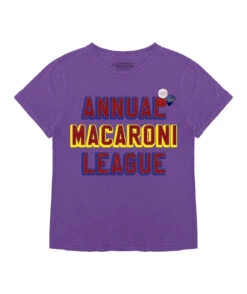 MACARONI" Starlight Purple Tee Shirt