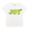 JOY" Starlight Dirty White Tee Shirt