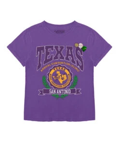 TEXAS" Starlight Purple Tee Shirt