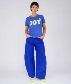 JOY" Starlight Flo Blue Tee Shirt