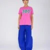 JOY" Starlight Fuschia Tee Shirt