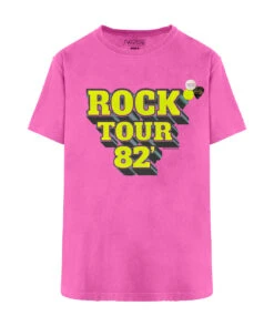 TOUR" Fuschia Trucker Tee Shirt
