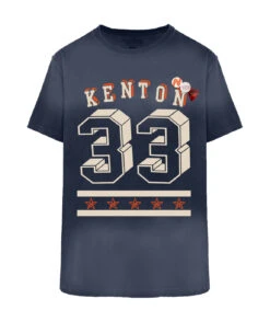 Vintage Blue "KENTON" Trucker Tee Shirt