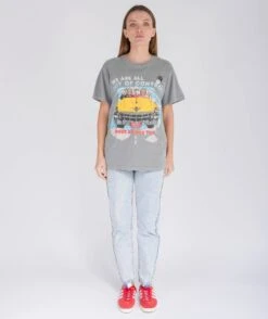 CONTROL" Grey Trucker Tee Shirt