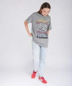 THREEDAYS" Grey Trucker Tee Shirt -Newtone Brand newtone brand ss25 trucker grey threedays 3