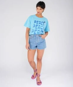 Tee Shirt Trucker Pool Blue "PASADENA