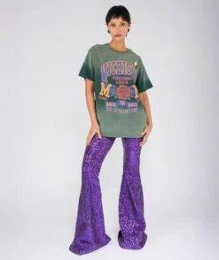 ROSE" Vintage Forest Trucker Tee Shirt -Newtone Brand newtone brand ss25 trucker rose vintage forest 2