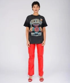 Vintage Night Trucker Tee Shirt "ROSE