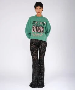 SEE YOU" Apple Crop Sweatshirt -Newtone Brand newtoneSS25 porter apple seeyou 3