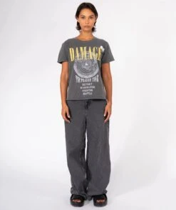 DAMAGE" Starlight Pepper Tee Shirt -Newtone Brand starlight damage pepper newtone brand fw25 3