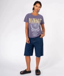 DAMAGE" Starlight Grape Tee Shirt