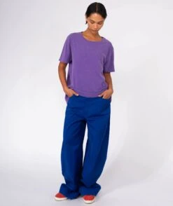 DAILY" Purple Trucker Tee Shirt