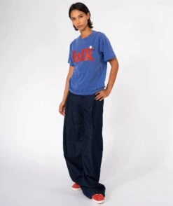 FOLK" Flo Blue Trucker Tee Shirt