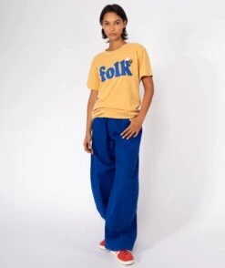 FOLK" Mustard Trucker Tee Shirt