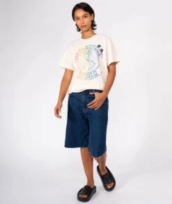 LANCASTER" Natural Trucker Tee Shirt