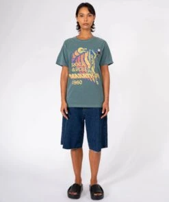 TED" Trucker Forest Tee Shirt -Newtone Brand trucker ted forest newtone brand fw25 3